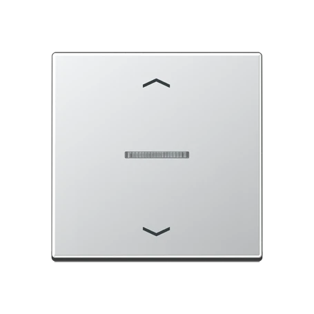 eNet push-button standard, with arrow symbols, with lens, aluminium