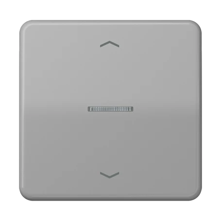 eNet push-button standard, with arrow symbols, with lens, grey