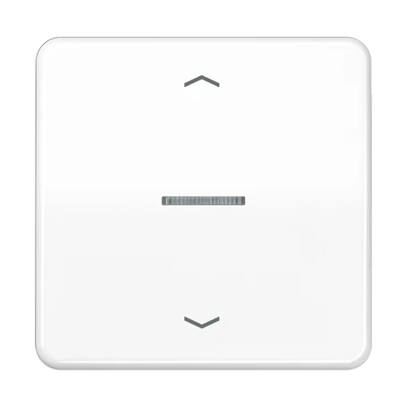 eNet push-button standard, with arrow symbols, with lens, white