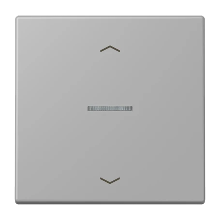 eNet push-button standard, with arrow symbols, with lens, gris moyen (32012)