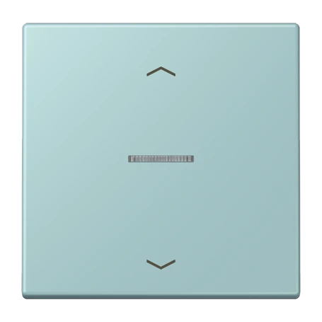 eNet push-button standard, with arrow symbols, with lens, céruléen clair (32033)