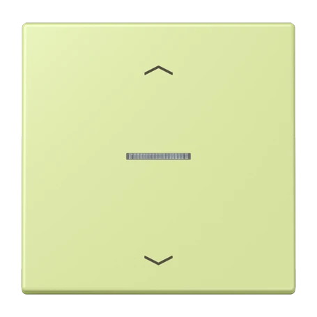 eNet push-button standard, with arrow symbols, with lens, vert jaune clair (32053)