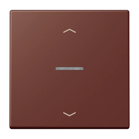 eNet push-button standard, with arrow symbols, with lens, terre sienne brûlée 31 (32120)