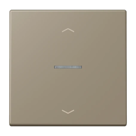 eNet push-button standard, with arrow symbols, with lens, ombre naturelle moyenne (32141)