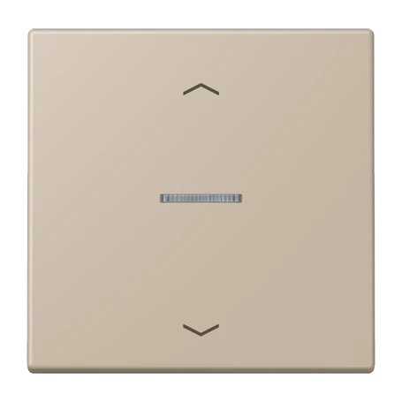 eNet push-button standard, with arrow symbols, with lens, ombre naturelle claire (32142)