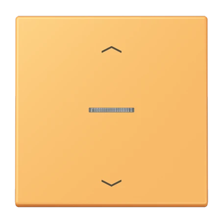 eNet push-button standard, with arrow symbols, with lens, ocre jaune clair (4320L)