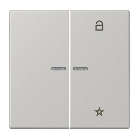 eNet push-button universal, with lens, gris clair 31 (32013)