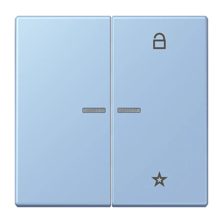 eNet push-button universal, with lens, outremer moyen (32021)