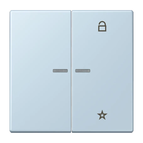 eNet push-button universal, with lens, outremer clair (32022)