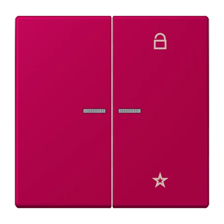 eNet push-button universal, with lens, rouge rubia (32101)