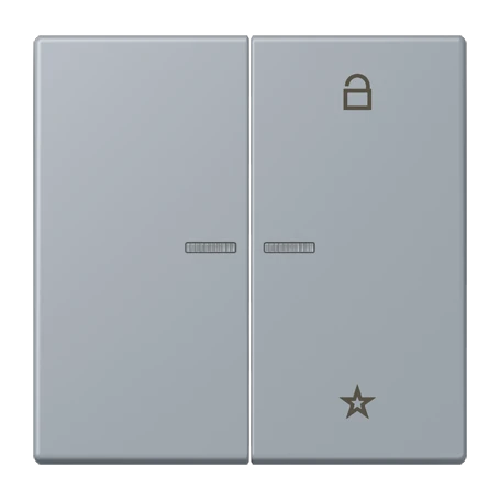 eNet push-button universal, with lens, gris clair 59 (4320O)