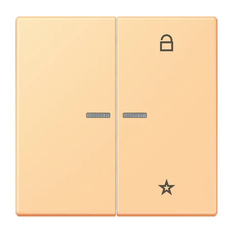 eNet push-button universal, with lens, terre sienne claire 59 (4320P)