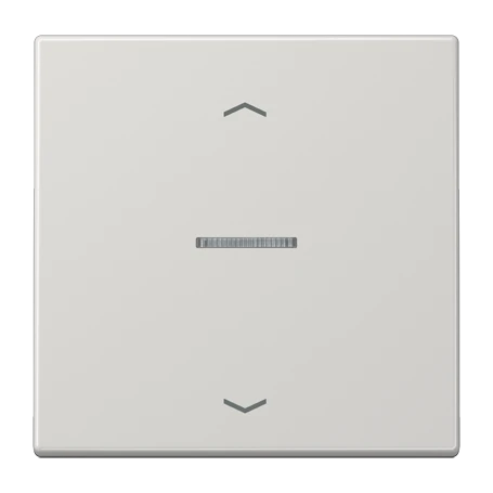 eNet push-button standard, with arrow symbols, with lens, light grey