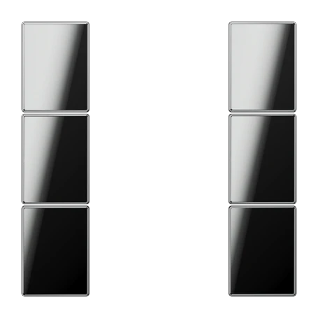 Tastensatz 3fach, F50, Glanzchrom