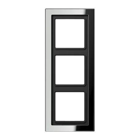 Frame 3-gang, chrome