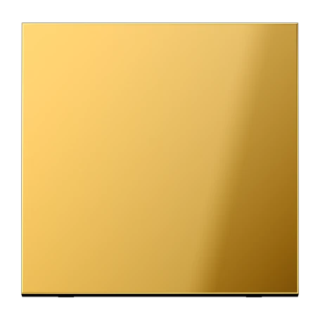 Rocker 1-gang, F10, gold-coloured