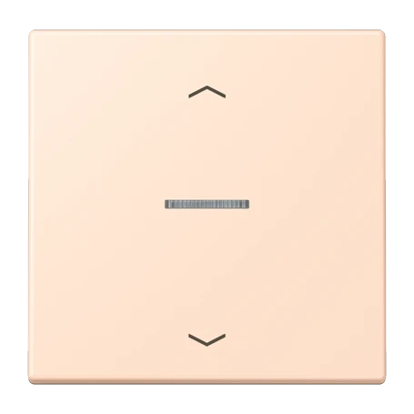 Enjoliveur touche 1 voie, F10, rose pâle (32091)