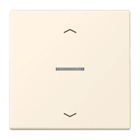 Enjoliveur touche 1 voie, F10, blanc ivoire (4320B)