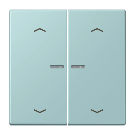 Tecla simple 2 fases, F10, céruléen clair (32033)