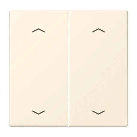 Wippe 2fach, F10, blanc ivoire (4320B)