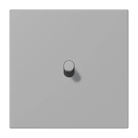 Centre plate with toggle lever "cylinder", 1 toggle lever, gris moyen (32012)