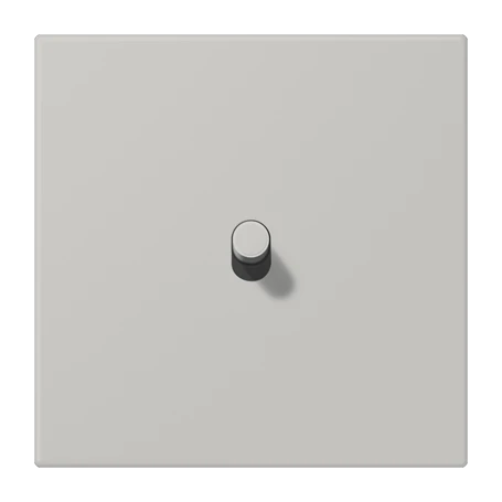 Centre plate with toggle lever "cylinder", 1 toggle lever, gris clair 31 (32013)