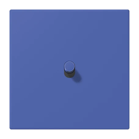 Centre plate with toggle lever "cylinder", 1 toggle lever, bleu outremer 31 (32020)