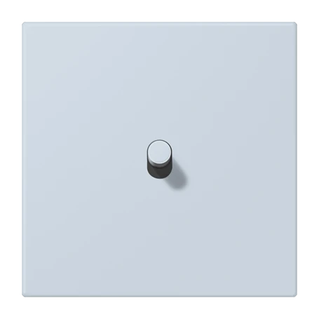 Centre plate with toggle lever "cylinder", 1 toggle lever, outremer pâle (32023)