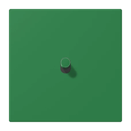 Centre plate with toggle lever "cylinder", 1 toggle lever, vert foncé (32050)