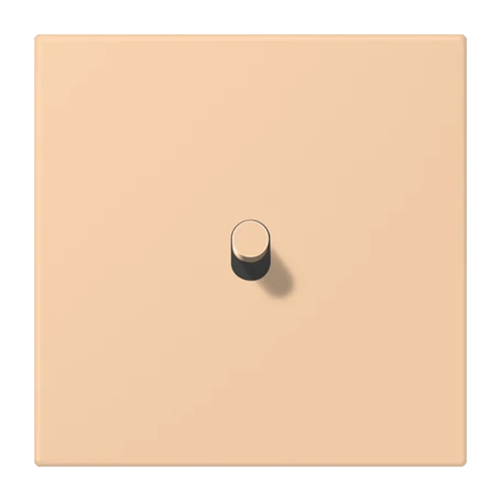 Centre plate with toggle lever "cylinder", 1 toggle lever, terre sienne claire 31 (32122)