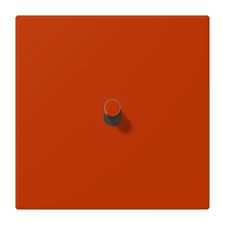 Centre plate with toggle lever "cylinder", 1 toggle lever, rouge vermillon 59 (4320A)