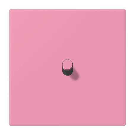 Centre plate with toggle lever "cylinder", 1 toggle lever, rose vif (4320C)