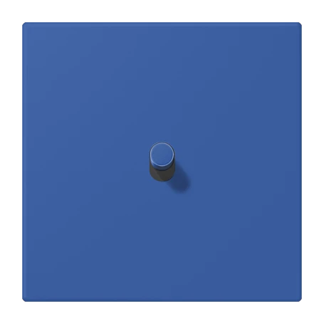Centre plate with toggle lever "cylinder", 1 toggle lever, bleu outremer 59 (4320K)