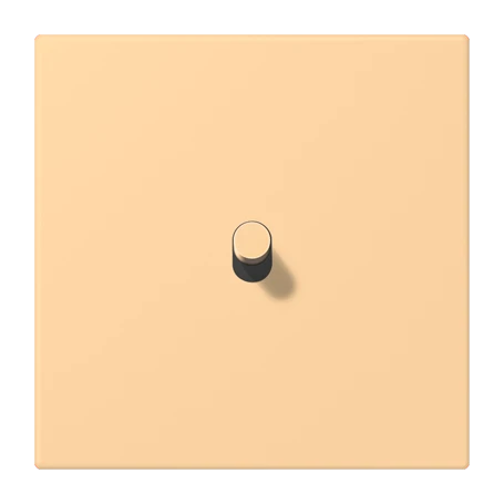 Centre plate with toggle lever "cylinder", 1 toggle lever, terre sienne claire 59 (4320P)