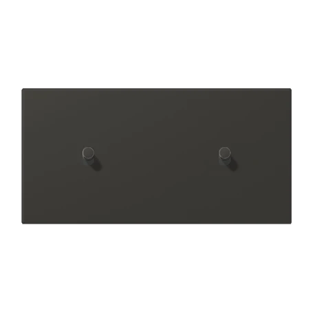 Centre plate with toggle lever "cylinder", 2 x 1 toggle lever, ombre naturelle 59 (4320R)