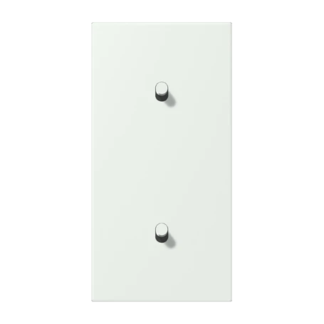 Centre plate with toggle lever "cylinder", 2 x 1 toggle lever, outremer gris (32024)