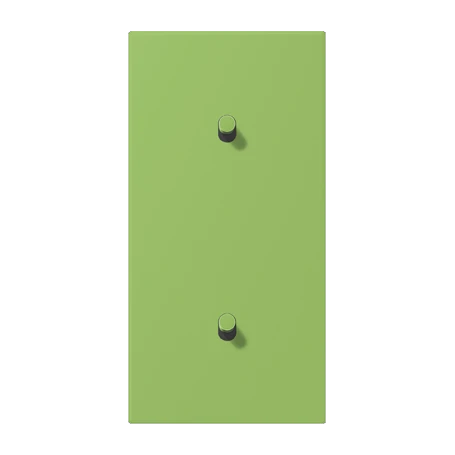 Centre plate with toggle lever "cylinder", 2 x 1 toggle lever, vert 31 (32051)