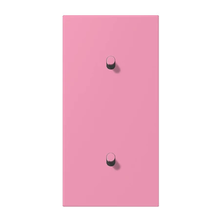 Centre plate with toggle lever "cylinder", 2 x 1 toggle lever, rose vif (4320C)