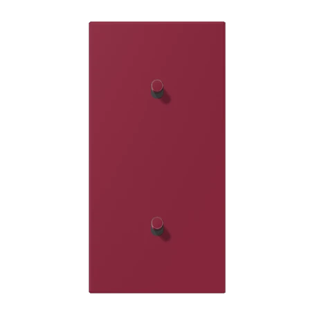 Centre plate with toggle lever "cylinder", 2 x 1 toggle lever, le rubis (4320M)