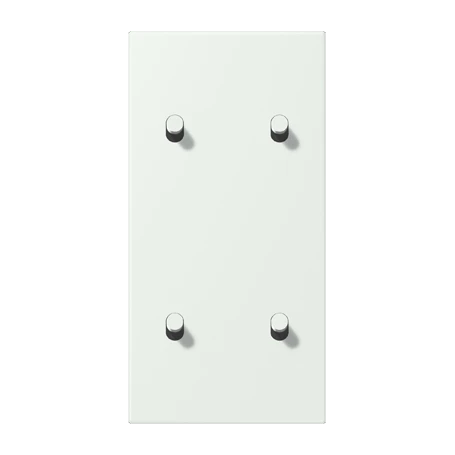 Centre plate with toggle lever "cylinder", 2 x 2 toggle levers, outremer gris (32024)