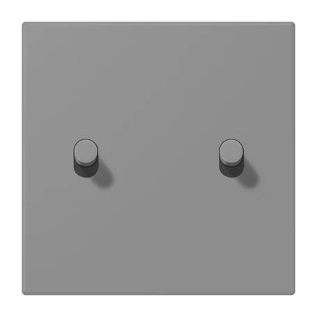 Abdeckung mit Kipphebel "Zylinder", 2 Kipphebel, gris 31 (32011)