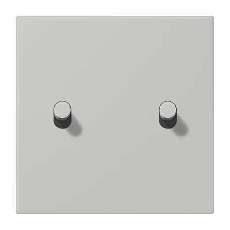 Abdeckung mit Kipphebel "Zylinder", 2 Kipphebel, gris clair 31 (32013)