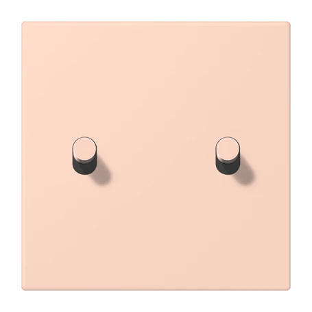 Abdeckung mit Kipphebel "Zylinder", 2 Kipphebel, l’ocre rouge clair (32112)