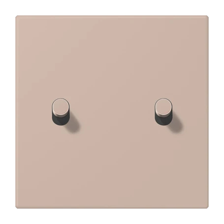 Abdeckung mit Kipphebel "Zylinder", 2 Kipphebel, ombre brûlée claire (32131)