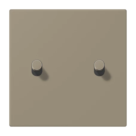 Abdeckung mit Kipphebel "Zylinder", 2 Kipphebel, ombre naturelle moyenne (32141)