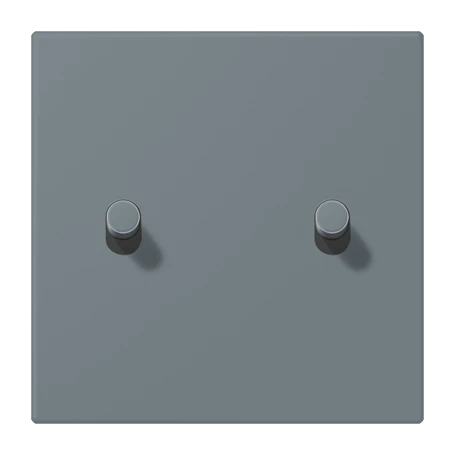 Abdeckung mit Kipphebel "Zylinder", 2 Kipphebel, gris 59 (4320H)