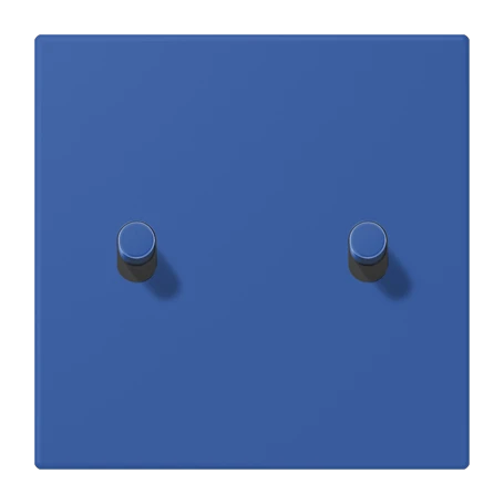 Abdeckung mit Kipphebel "Zylinder", 2 Kipphebel, bleu outremer 59 (4320K)