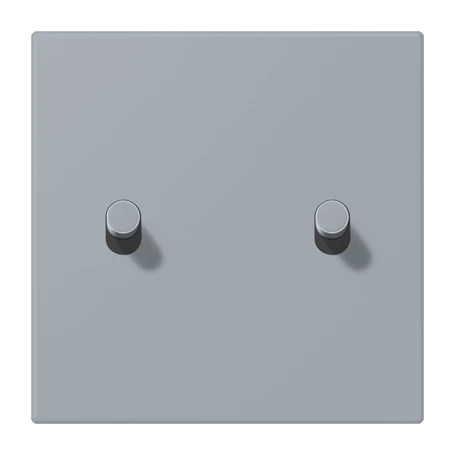 Abdeckung mit Kipphebel "Zylinder", 2 Kipphebel, gris clair 59 (4320O)