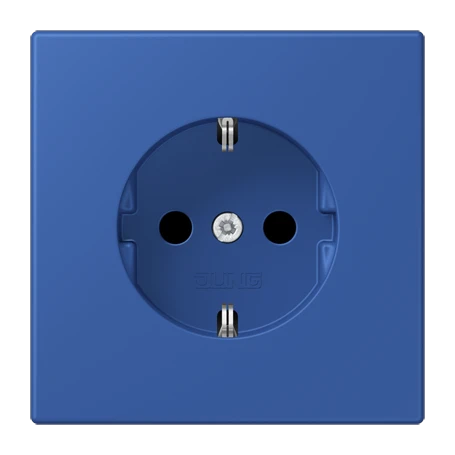 SCHUKO®-Steckdose, Duroplast lackiert, bleu outremer 59