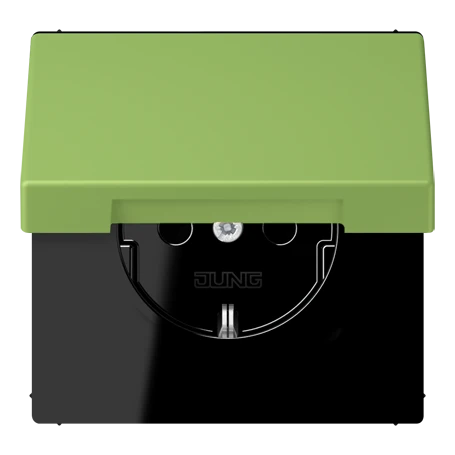 Enchufe SCHUKO®, Safety Plus, termoplástico lacado, vert 31